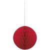 Papierová guľa červená 20cm