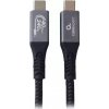 Gembird CCBP-USB4-CMCM240-1.5M USB Typ C/Typ C, 240W, 1,5m, černý