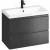 Cersanit Moduo Skříňka s umyvadlem 80 cm, antracit S801-487-DSM