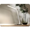 Solight LED stolná lampička stmievateľná, 12W, voľba teploty svetla, USB, biely lesk [WO37-W]