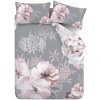 Ružové/sivé obliečky na dvojlôžko/predĺžené 230x220 cm Dramatic Floral – Catherine Lansfield