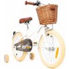 Detský bicykel 16 vintage retro PRE DIEVČATKO, dáma + prútený košík