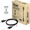 Club3D Kabel DisplayPort 2.1 na DisplayPort 2.1 4K120Hz/8K60Hz HDR (M/M), 1.2m, černá CAC-1091 Club 3D