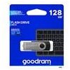 Goodram USB flash disk, USB 2.0, 128GB, UTS2, čierny, UTS2-1280K0R11, USB A, s otočnou krytkou