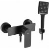 Rea Urban, sprchová batéria s bodovou ručnou sprchovou sadou, čierna, REA-B9909