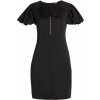 Karl Lagerfeld Pleated Sleeve W/zip Dress čierna