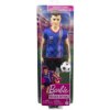 Barbie Futbalová Ken v modrom drese HCN15