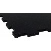 TRUESTEEL Dvojvrstvová gumová podlaha 485x485x15 mm čierno-zelená 1 ks