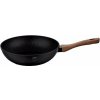 BERLINGERHAUS BERLINGERHAUS Panvica WOK s mramorovým povrchom 28 cm EBONY Line Rosewood BH-1719 (BH-1719)