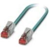 Phoenix Contact 1408933 RJ45 sieťové káble, prepojovacie káble S/FTP 1.00 m modrá 1 ks; 1408933