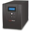 CyberPower UPS Value 2200 (VALUE2200EILCD) Výkon: 2200 VA (1320 W) / 6x výstup (6x zálohované) / C13 / RJ45 / LCD panel / USB / RS232 / / Softvér: PowerPanel® Personal Edition