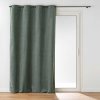 Kaki zamatový záves 140x260 cm Olympe – douceur d'intérieur