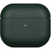 AppleKing ochranný kožený obal pre AirPods 3 - tmavozelený - možnosť vrátiť tovar ZADARMO do 30tich dní