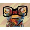 Zuty – Maľovanie Podľa Čísel – Žaba S Čiernymi Okuliarmi, 40 × 50 cm, Plátno + Rám 8596530077053