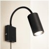 Brilagi | Brilagi - Flexibilná nástenná lampa SELE 1xGU10/30W/230V čierna | BG1376