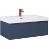 Elita Look skrinka 80x44.9x28.1 cm závesná kúpeľňová skrinka pod umývadlo modrá RE010803027030