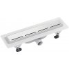 Sprchový žľab Polysan 40 cm polypropylén šedá lesk lines 72834