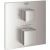 Grohe Grohtherm Cube - Termostatická batéria pod omietku pre 2 spotrebiče, supersteel - 24154DC0