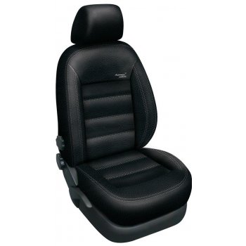 Autopoťah SIXTOL Škoda Superb II kombi AUTHENTIC LEATHER černé