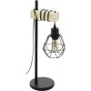 Stolová lampa Eglo Townshend 5 44079 E27 60 W čierna/hnedá