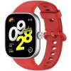 VSETKONAMOBIL 101520 SILICONE Vymeniteľný remienok pre Xiaomi Redmi Watch 5 červený
