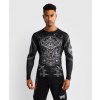 Rashguard VENUM Gladiator 5.0 s dlhým rukávom - čierny/strieborný