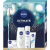 Nivea Ultimate Moments of Joy NIVEA Original Care antiperspirant v spreji bez alkoholu 150 ml + NIVEA Creme Soft upokojujúci sprchový gél 250 ml + NIVEA Soft hydratačný krém 75 ml + NIVEA Creme Soft t