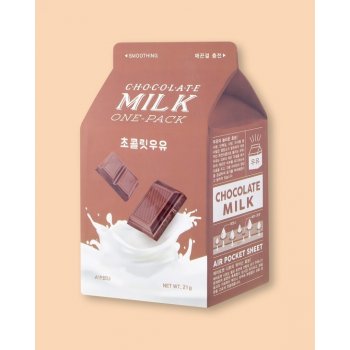 A'Pieu Chocolate Milk One-Pack Vyhladzujúca čokoládovo-mliečna maska 21 g