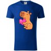 Zamilovaná kapybara - Tričko z organickej bavlny - 3XL ( Kráľovská modrá )