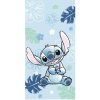 Jerry Fabrics bavlnená froté osuška 70 x 140 cm Lilo and Stitch Ohana Blue