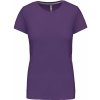 Dámske tričko Kariban s krátkym rukávom - fialové, L