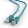 Gembird patch kábel Cat6 UTP, 1 m, zelený PP6U-1M/G