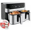 Teplovzdušná fritéza Tefal Dual Easy Fry & Grill 2v1 EY905D10 Nerezová/Čierna