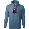 Japan culture - samurai - Mikina pánska Cape s kapucňou - S ( Denim )
