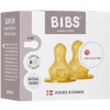 BIBS BIBS kaučukové cumlíky na dojčenskú fľašu rýchly prietok žlutá