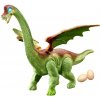 Rappa Dinosaurus chodí a kladie vajcia - zelený