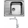 Teka CLASSIC 1B 1/2D 650 X MC nerezová oceľ + Teka IN 938 CR chróm