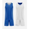 KIT REVERSE basketbalový set azúrová modrá-biela 2XS