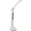 Globo 58329W LED stolné svietidlo Tyrell 1x4W | 195lm | 4000K - dotykový stmievač, dotykový vypínač, kalendár, budík, hodiny, biela