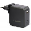 GEMBIRD Univerzálny adaptér NPA-PD60-01 pre notebook, Type-C PD, USB, 60W