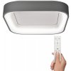Solight WO769-G, LED stropné svetlo štvorcové Treviso, 48W, 2880lm, stmievateľné, diaľkové ovládanie, sivá WO769-G