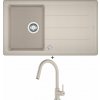 Franke BFG 611-86 sahara s excentrom + Franke FC 6051.082 LINA sahara