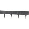 GARDENPLAST Záhradná palisáda RATTAN PALISADE 9,5 cm / 0,8 m antracit 1 ks