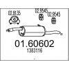 Koncový tlmič výfuku MTS 01.60602