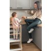 Babywood Učiaca veža Montessori pre súrodencov šedá