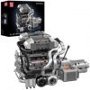 Mould King 10201 Automobilový 16-valcový motor BUG W16 s prevodovkou