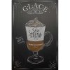 Ceduľa Glace Vintage style 30cm x 20cm Plechová tabuľa