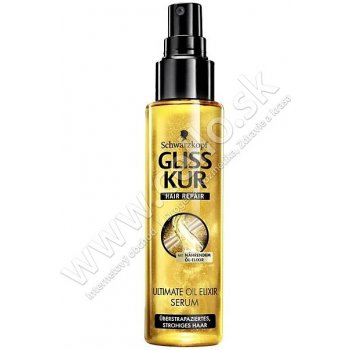 Gliss Kur Hair Repair Ultimate Oil elixir sérum pro lámající se vlasy 100 ml