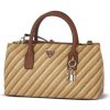 Guess NTC SIMONA SMALL SATCHEL Béžová
