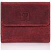 Kožená malá dámska červená peňaženka BERDINA